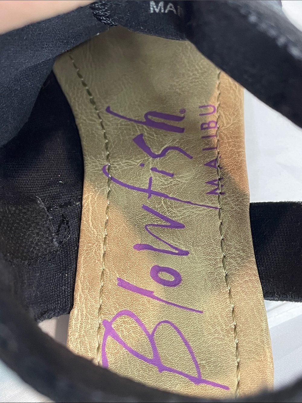 Blowfish Malibu Black Open-Toe Crisscross Strap Sandals - Picture 5 of 5